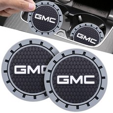 캐딜락 에스컬레이드 CT4 CT5 CT6 ATS CTS SRX XT5용 자동차 컵홀더 코스터 내부 액세서리 7cm(2.75인치) 2팩, 그레이-07