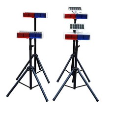 스탠드 경광등 도로 경고등 작업용 LED 안전표시 몽땅, 중형 분리형 태양광+이동식, 중형 분리형 태양광+이동식, 1개