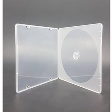 【臺灣製造】100個 單片裝5mm 摔不破PP高透 CD盒/DVD盒/光碟盒/CD殼 (12公分光碟片適用), 1套, 單片款PP5mm高透