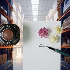 무지엽서 40매 230g 드로잉 펜글씨 카드 작품 편지 스케치