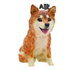 【M.M小舖】『現貨再販』 KITAN 轉蛋 扭蛋 日本木雕家 狗雕刻 雕刻狗 狗雕刻 木雕感 全5款, 1個, A款/赤柴(成犬)1H222