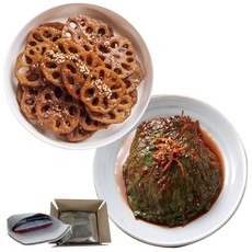 선미식가 양념 깻잎무침 1kg + 아삭 달콤한 연근조림 1kg, 2개