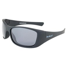 Bluewater Polarized Global Vision 패들 선글라스 매트 블랙 프레임 그레이 렌즈 포함, Bluewater Polarized Global Vis