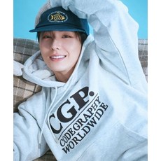 [백화점 정품] 코드그라피 매장정품 CODEGRAPHY 스퀘어 로고 후디오트밀