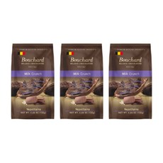 벨기에 부샤드 초콜릿 밀크 크런치 초콜릿 132g x 3개 (총 396g), 396g, 1개