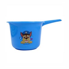 寶寶洗髮杯 洗頭杯 水瓢 巧虎 汪汪隊 布丁狗 佩佩豬 Kitty 兒童 沐浴 水杓 水勺 洗澡玩具 0528, 1個, 汪汪隊-藍 / 2279