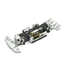 WLtoys 1/28용 금속 업그레이드 수정 프레임 휠베이스 98mm102mm 284131 K969 K979 K989 K999 RC 자동차 부, 05 실버