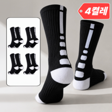 다마브로 작업용 양말 남성 등산양말, 4개, 블랙