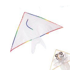 DIY 빈 나비연 색칠 재료키트 프리 50M 그래피티 명절 민속놀이 스스로 낙서를 해야 합니다, 3개