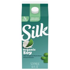 북미내수 Silk 실크 유기농 무가당 두유 1890g 2개 비건 단백질 미국 A, 1.89L