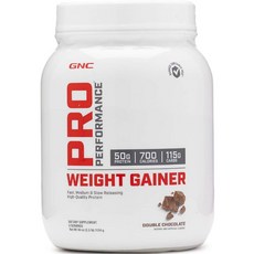 GNC 프로 퍼포먼스 웨이트 게이너 파우더 분말 더블 초콜릿, 1.134kg, 1개