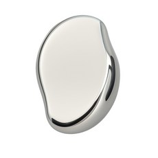 초이스픽 글라스 스톤 발 각질제거 뒷꿈치 각질제거기, 실버, 1개입