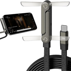 볼탁스 고속충전 스탠드 거치대 케이블 C타입 240W, 1개, 블랙, 1.5m