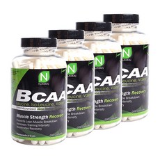 NutraKey BCAA支鏈胺基酸膠囊, 200顆, 4罐