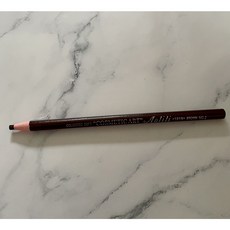 Aolili 拆線眉筆 美容檢定專用, 紅咖色, 1個