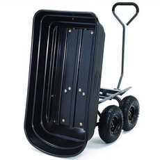 농업용 손수레 운반차 가든 카트 구루마 리어카 핸드카, 1개, 블랙