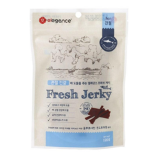 Elegance 강아지 엘레강스 프레쉬 져키, 육포, 120g, 6개