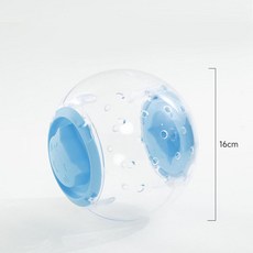 [다있지롱] 거북이 전용 실리콘 러닝볼 장난감 소형 운동용, 블루 14cm 직경 7.5cm 개방형, 기본 모델명/품번