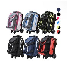 Storm 韓版雙球滾輪保齡球袋 Volt配色 保齡球雙球袋 滾球堂, 海軍藍, 1個