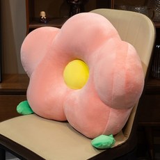 AOMIKS 사무용 가정용 등쿠션 허리받이 쿠션 소파 등받이 쿠션, 핑크색