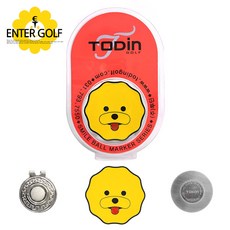 TODIN 高爾夫狗狗大球標, 黃色