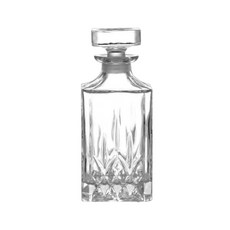 水晶玻璃威士忌酒瓶 醒酒器 帶蓋密封洋酒樽, 1個, 酒樽1個