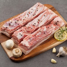 힐링미트 통삼겹살 2kg 비계적은 삼겹살 구이용 보쌈용 개별포장가능 절단가능, 1개, 삼겹살 보쌈용 4등분