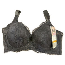 A&J #8829 E罩杯軟鋼圈內衣，斜邊加高收副乳，34-44多尺碼可選，3/4罩杯集中豐滿胸型