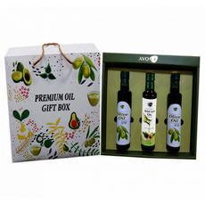 아보카도 올리브 오일 혼합 선물세트 유리병 식용유 선물포장, 1개