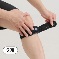 모매착 프로가드 슬개골 무릎보호대 슬개건 아대, 블랙, 2개 블랙, 2개