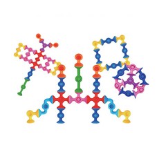 아티바바 유아 실리콘 오징어블럭 24P 36P 푸쉬팝 놀이, 스타터세트 24P, 1개