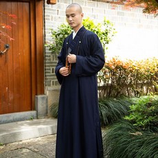 巨匠工廠緞梵僧服裝夏季大褂男女同薄款僧衣長褂長袍出家僧人和尚衣服長衫