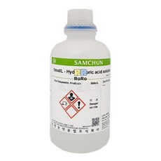 묽은염산 1mol (H0424) 500ml 시약 화공약품, 1개
