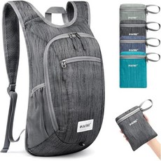 G4Free 10L/15L 하이킹 백팩 경량 패커블 데이팩 작은 여행용 야외 접이식 숄더백, Black, 20L, 1개, 블랙