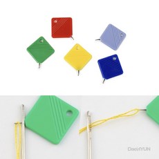 바늘실 끼우기 끼우개 꿰기 도구 실걸이