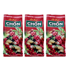 베트남 족제비 위즐 커피 스페셜티 원두 다람쥐똥 콘삭 CHON WEASEL, 500g, 3개, 핸드드립