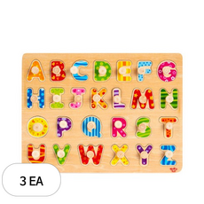 투키토이 알파벳꼭지 퍼즐, 3개, 26피스