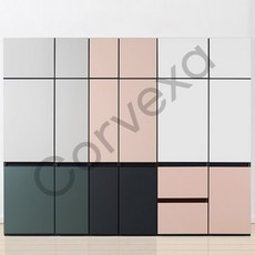 빌트인 카페 수납장 세트 싱크대 멀티수납장 식기건조대 실용적 부엌수납장 주방수납장 그릇수납, 스모키올리브