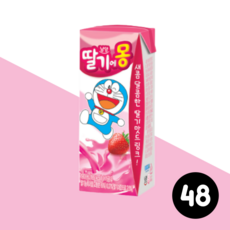 남양 딸기에몽 190ml 딸기우유 총9120ml