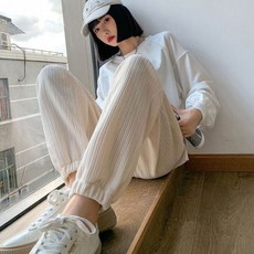 여성 기모 조거 팬츠 3컬러 겨울 따뜻 캐주얼 하의