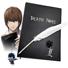 하루템 데스노트 비밀 공책 신박하고 재미있는 쓸모없는 선물 아이디어, 1개, 블랙(소형)
