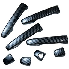 CIVIC11 車門拉手裝飾貼, 碳纖紋, 1個