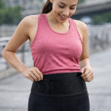 모키아 360도 분리수납 러닝벨트, 블랙, 1개