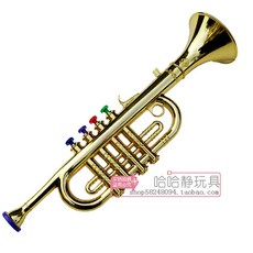 바람 악기 전자트럼펫 놀이 생일 선물 호의 세트 파티 교육 조기, 트럼펫, 1개