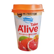 덴마크 테이크 얼라이브 블러드오렌지, 250ml, 12개