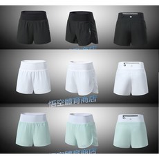 原創 可放手機運動短褲 女生短褲 時尚羽球褲 網球褲 健身褲