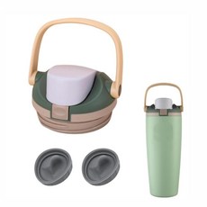 ECLATIS Owala Fr2E(넓음)Sip Sway 1.2L40온스 물병용 교체용 뚜껑 아미 그린 스웨이 1.18L40온스 316388