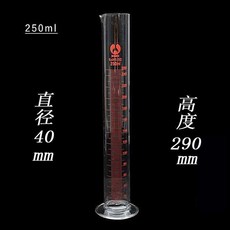 玻璃量筒 帶刻度玻璃直型量杯, 塑料量筒100毫升買二贈一, 1個