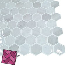 월타일스티커 데코스티커 벌집대리석 베이지 022 47819pc 1(EA)