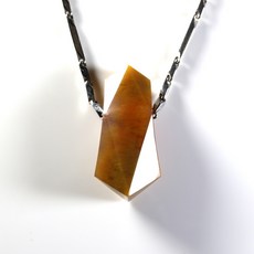 Gtm195 黃金茅玉髓金蟬墬飾 - 精密打磨